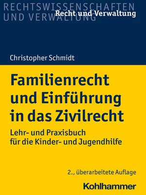 cover image of Familienrecht und Einführung in das Zivilrecht